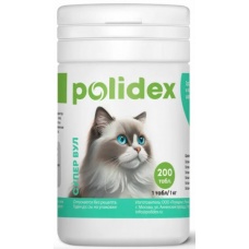 Супер Вул Полидэкс (T.E.C. Pharmacephtic) для кошек, уп. 200 таб.