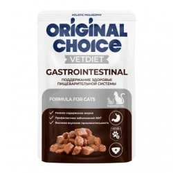 Original Choice Vetdiet Gastrointestinal диетический корм для взрослых кошек с чувствительным пищеварением