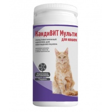КандиВИТ Мульти для кошек, кормовая добавка для обогащения рациона, 50 таб.
