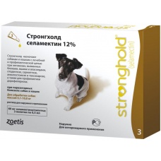 Стронгхолд, 12% 60 мг для собак 5,1-10 кг, 3 пип.
