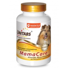 Юнитабс MamaCare для щенков и кормящих собак, уп. 100 таб.
