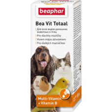 Кормовая добавка Beaphar Bea Vit Total для домашних животных во время линьки, 50 мл.