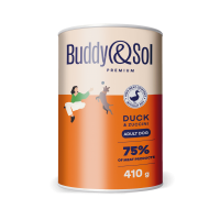 Buddy Sol консервы для собак всех пород, утка с цукини