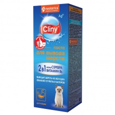 Cliny паста с ионами серебра для кошек для вывода шерсти, уп. 30 мл