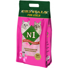 Crystals For Girls силикагелевый наполнитель для кошек, 5л