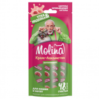 MOLINA крем-лакомство для кошек, утка и индейка