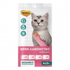 Мнямс крем-лакомство для кошек, тунец кацуо 4 шт