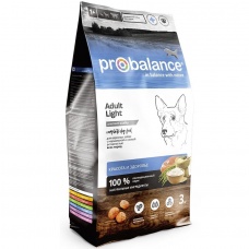 Probalance корм сухой Adult Light для взрослых собак всех пород