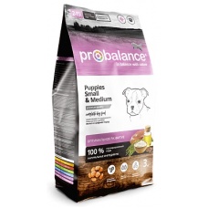 Probalance корм сухой Immuno Puppies Small&Medium для щенков малых и средних пород, 10кг