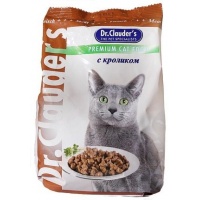 Dr. Cluader's cухой корм с КРОЛИКОМ для кошек, 400 г