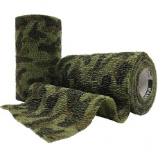 Бинт самофиксирующийся PetFlex PR 7.5см х 4.5м, зеленый камуфляж.