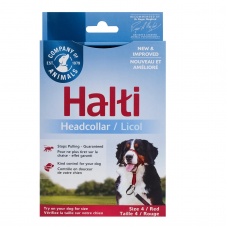 COA Недоуздок для собак "HALTI Headcollar", красный