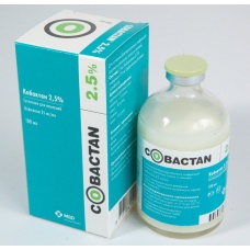 Кобактан 2,5% (Интервет) суспензия для инъекций