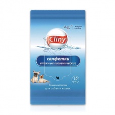 Cliny Влажные очищающие салфетки (Экопром), 10 шт/уп