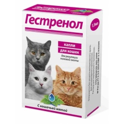 Гестренол (Астрафарм) капли для кошек, флак. 1,5 мл