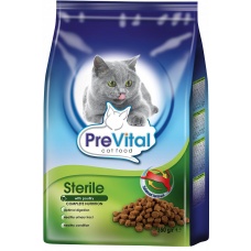 PreVital сухой корм для стерилизованных кошек с птицей, уп. 350 г