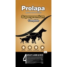 PROLAPA Superpremium 4 Adult Lamb & Rice сухой корм для собак, уп. 10 кг