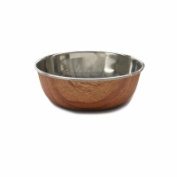 ROSEWOOD Миска для животных "Текстура дерева", стальная, 700мл
