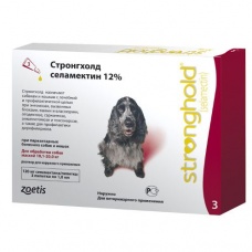 Стронгхолд 12% 120мг для собак 10,1 - 20 кг, 3 пип.