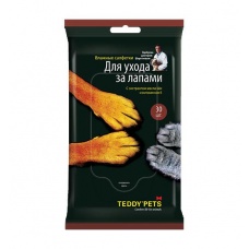 Teddy Pets Салфетки для ухода за лапами (Авангард), 30 шт/уп