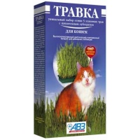 Травка для кошек (лоток) 170гр АВЗ