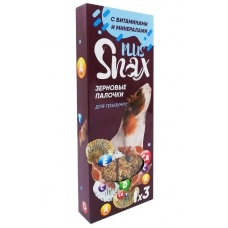 Зерновые палочки для грызунов "Snax Plus" с витам. и минер. 3 шт (90г)