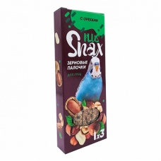 Зерновые палочки для птиц "Snax Plus" с орехами 3 шт (90г)