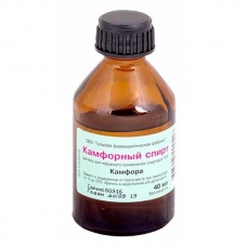 Камфорный спирт 10%, флакон 40 мл.