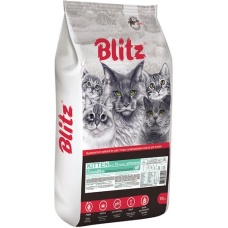 Blitz Kitten Sensitive сухой корм для котят,берем. и кормящих кошек Индейка