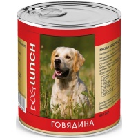 Dog Lunchконсервы для собак Говядина