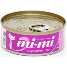 MI-MI консервы для кошек и котят с креветками