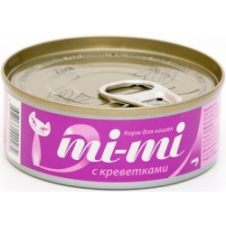 MI-MI консервы для кошек и котят с креветками