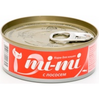 MI-MI консервы для кошек и котят с лососем