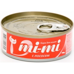 MI-MI консервы для кошек и котят с лососем