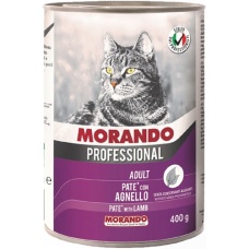 Morando Professional консервы для кошек паштет с Ягненком