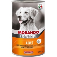 Morando Professional консервы для собак с кусочками Ягненка и рисом