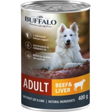 Mr.Buffalo ADULT консервы для собак Говядина и печень