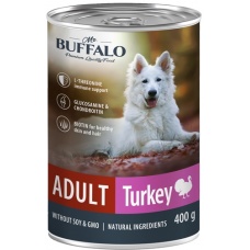 Mr.Buffalo ADULTконсервы для собак Индейка