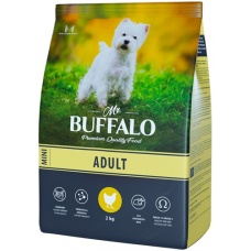 Mr.Buffalo ADULT MINI сухой корм для собак мел. пород Курица