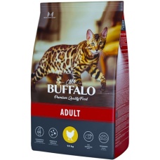 Mr.Buffalo ADULT сухой корм для кошек Курица