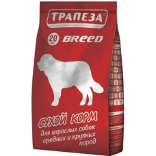 Трапеза Breed сухой корм для собак ср. и кр. пород