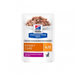 Влажный диетический корм для кошек Hill's Prescription Diet k, с курицей 85 г