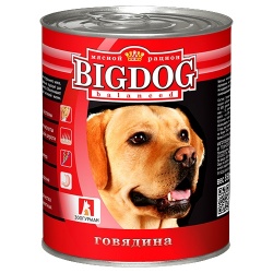 Зоогурман BIG DOG консервы для собак Говядина