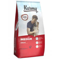 Karmy Medium Adult сухой корм для собак средних пород с индейкой, 14 кг